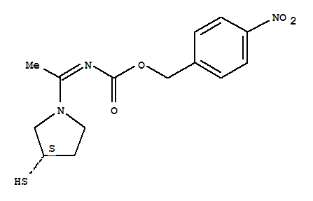 4-Nitrobenzyl-1-((S)-3-mercaptopyrrolidin-1-yl)ethylidenecarbamate