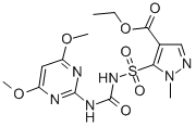 1H-Pyrazole-4-carboxylicacid,5-[[[[(4,6-dimethoxy-2-pyrimidinyl)amino]carbonyl]amino]sulfonyl]-1-methyl-,ethyl ester