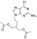 9-(4-Acetoxy-3-acetoxymethylbut-1-yl)-2-amino-6-chloropurine