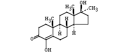 甲睾酮结构式图片