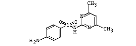 磺胺二甲嘧啶结构式图片