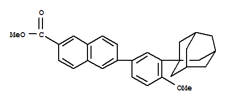 Mehtyl 6-[3-(1-adamantyl)-4-methoxy phenyl]-2-naphthoate  