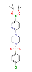 2-[4-(4-Chlorophenylsulfonyl)piperazin-1-yl]pyridine-5-boronic acid pinacol ester  