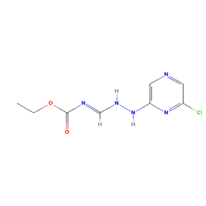 ethyl (NZ)-N-[[2-(6-chloropyrazin-2-yl)hydrazinyl]methylidene]carbamate
