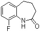 9-fluoro-4,5-dihydro-1H-benzo[b]azepin-2(3H)-one