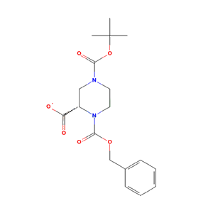 N-1-Boc-N-4-Cbz-2-piperazinecarboxylic acid t-buty...