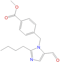 Methyl 4-[(2-butyl-5-formyl-1H-imidazol-1-yl) methyl] benzoate  