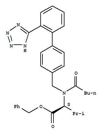N-[2`-(1H-tetrazol-5-yl)biphenyl-4-yl methyl]-N-Valeryl-(L)-valine benzyl ester OR Valsartan benzyl ester  