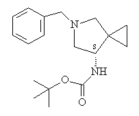 Carbamic acid, [(7S)-5-(phenylmethyl)-5-azaspiro[2.4]hept-7-yl]-, 1,1-dimethylethyl ester  