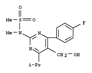 4-(4-氟苯基)-6-异丙基-2-[(N-甲基-N-甲磺酰)氨基]嘧啶-5-甲醇147118-36-3
