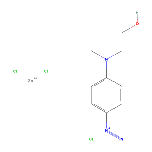 4-(2-Hydroxyethyl(methyl)amino)benzenediazonium zinc chloride