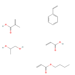 Hydroxypropyl methacrylate, butyl acrylate, styrene polymer