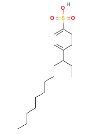 (C10-C16)Alkyl benzene sulfonic acid