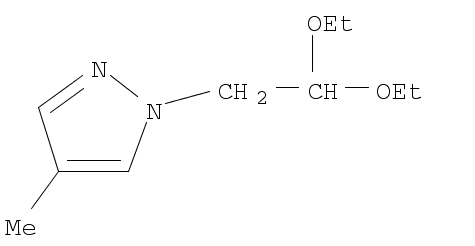 1-(2,2-diethoxyethyl)-4-methylpyrazole