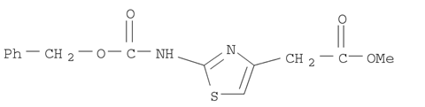 methyl 2-[2-(phenylmethoxycarbonylamino)-1,3-thiazol-4-yl]acetate