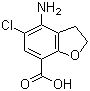 4-Amino-5-chloro-2,3-dihydrobenzofuran-7-carboxylic acid