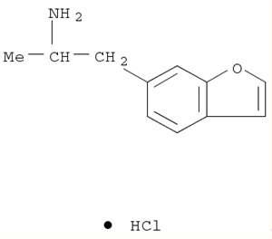 6-Benzofuranethanamine, α-methyl-, hydrochloride (1:1)