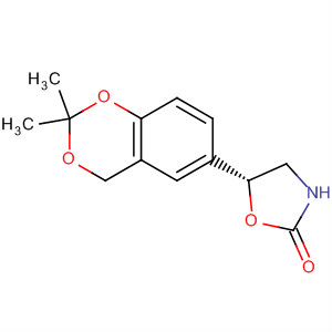 2-恶唑烷酮, 5-(2,2-二甲基-4h-1,3-苯并二氧-6-yl), (5r)-