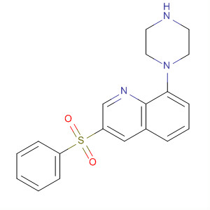 3-(benzenesulfonyl)-8-piperazin-1-ylquinoline