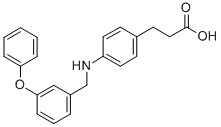 3-[4-[(3-phenoxyphenyl)methylamino]phenyl]propanoic acid
