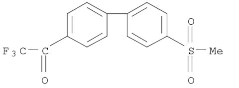 2,2,2-Trifluoro-1-[4\'-(methylsulfonyl)-4-biphenylyl]ethanone