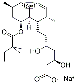 sodium,(3R,5S)-7-[(1R,2R,6S,8S)-8-(2,2-dimethylbutanoyloxy)-2,6-dimethyl-1,2,6,7,8,8a-hexahydronaphthalen-1-yl]-3,5-dihydroxyheptanoate