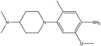 1-(4-amino-3-methoxyphenyl)-N,N-dimethylpiperidin-4-amine