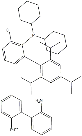 Chloro(2-?dicyclohexylphosphino-?2',4',6'-triisopropyl-1,1'-biphenyl)[2-(2'-amino-1,1'-biphenyl)]palladium(II)
