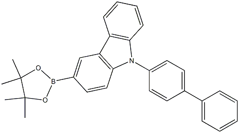 9-[1,1-联苯]4-基-3-(4,4,5,5-四甲基)-1,3,2-硼酸-2-基-9H-咔唑