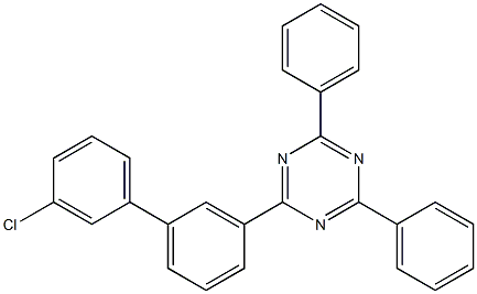 2-(3’-氯联苯-3-基)-4,6-二苯基-1,3,5-三嗪