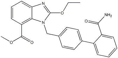methyl 1-[(2\'-carbamoylbiphenyl-4-yl)methyl]-2-ethoxybenzimidazole-7-carboxylate