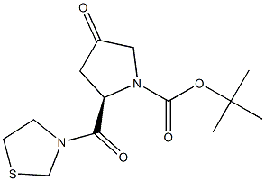(2R)-4-Oxo-2-(3-thiazolidinylcarbonyl)-1-pyrrolidinecarboxylic acid tert-butyl ester