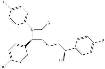(4S)-1-(4-fluorophenyl)-3-[(3R)-3-(4-fluorophenyl)-3-hydroxypropyl]-4-(4-hydroxyphenyl)azetidin-2-one