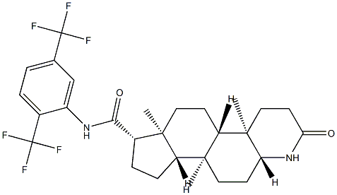 (5α,17β)-N-[2,5-bis(trifluoromethyl)-phenyl]-3-oxo-4-aza-5-androstane-17-carboxamide