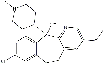 8-Chloro-3-methoxy-11-(1-methyl-4-piperidinyl)-6,11-dihydro-5H-benzo[5,6]-cyclohepta[1,2-b]pyridin-11-ol