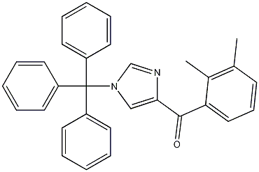 (2,3-dimethylphenyl)-(3-tritylimidazol-4-yl)methanone