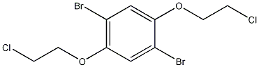 1,4-Bis(2-chloroethoxy)-2,5-dibromobenzene 98% [178557-12-5]