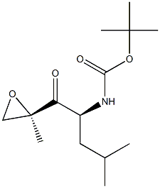tert-butyl N-[(2S)-4-methyl-1-[(2R)-2-methyloxiran-2-yl]-1-oxopentan-2-yl]carbamate