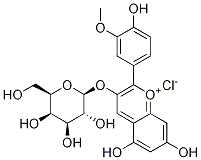 1-Benzopyrylium, 3-(β-D-galactopyranosyloxy)-5,7-dihydroxy-2-(4-hydroxy-3-methoxyphenyl)-, chloride (1:1)  