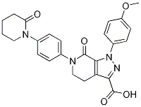 1-(4-methoxyphenyl)-7-oxo-6-[4-(2-oxopiperidin-1-yl)phenyl]-4,5-dihydropyrazolo[3,4-c]pyridine-3-carboxylic acid