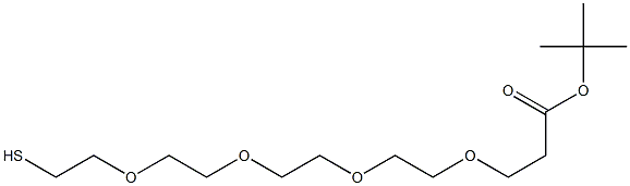 1-Sulfanyl-3,6,9,12-tetraoxapentadecan-15-oic acid