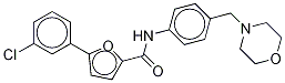 5-(3-chlorophenyl)-N-[4-(morpholin-4-ylmethyl)phenyl]furan-2-carboxamide