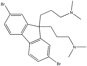 3-[2,7-dibromo-9-[3-(dimethylamino)propyl]fluoren-9-yl]-N,N-dimethylpropan-1-amine