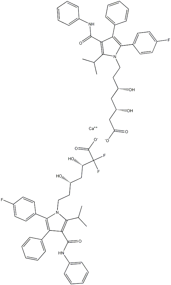 (3R,5R)-7-[2,3-bis(4-fluorophenyl)-4-(phenylcarbamoyl)-5-propan-2-ylpyrrol-1-yl]-3,5-dihydroxyheptanoic acid