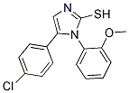 5-(4-CHLOROPHENYL)-1-(2-METHOXYPHENYL)-1H-IMIDAZOLE-2-THIOL