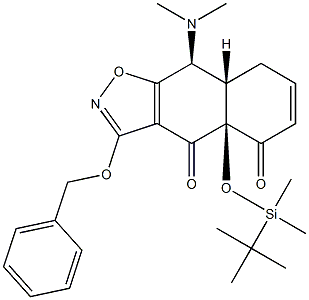 (4aS,8aS,9S)-3-(benzyloxy)-4a-(tert-butyldimethylsilyloxy)-9-(dimethylamino)-8a,9-dihydronaphtho[2,3-d]isoxazole-4,5(4aH,8H)-dione