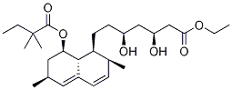 ethyl (3R,5R)-7-[(1S,2S,6R,8S,8aR)-8-(2,2-dimethylbutanoyloxy)-2,6-dimethyl-1,2,6,7,8,8a-hexahydronaphthalen-1-yl]-3,5-dihydroxyheptanoate