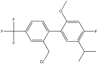 2'-(chloroMethyl)-4-fluoro-5-isopropyl-2-Methoxy-4'-(trifluoroMethyl)-1,1'-biphenyl  
