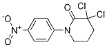 2-Piperidinone, 3,3-dichloro-1-(4-nitrophenyl)-  