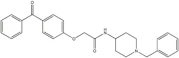 Acetamide, 2-鈥?4-鈥媌enzoylphenoxy)鈥?鈥婲-鈥媅1-鈥?phenylmethyl)鈥?鈥?-鈥媝iperidinyl]鈥?